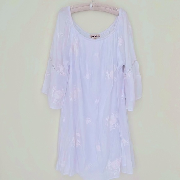 Hope Springs Size XXL woman’s BOHO Flattering Dress embroidered - Picture 1 of 7